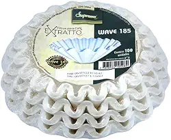 Supremo Filtro de Café Extratto 100 Unidades Papel Compatível com Cafeteira