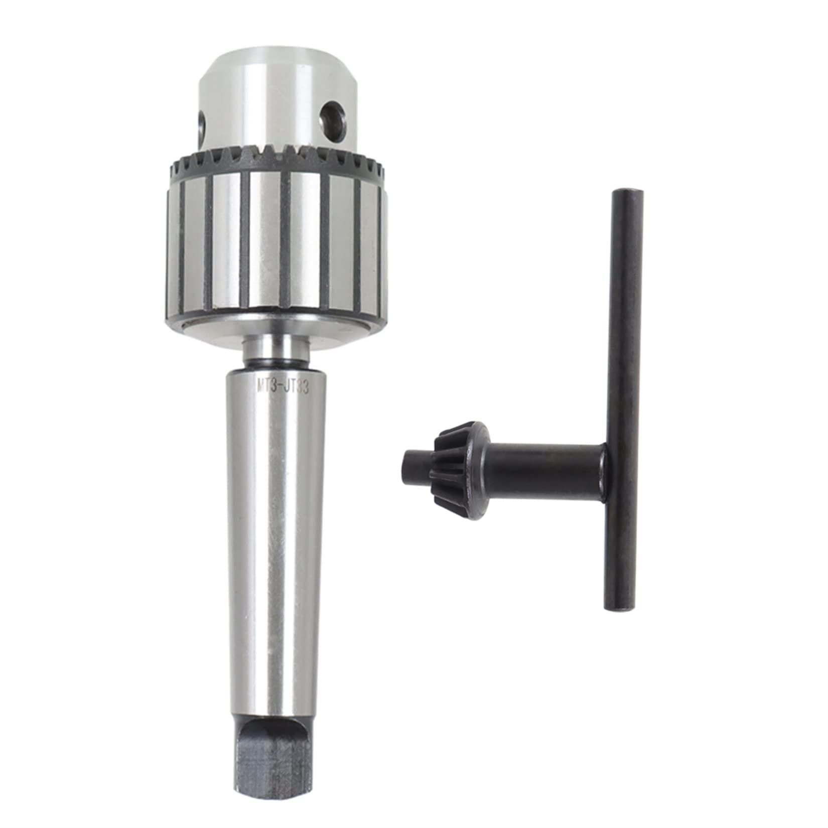 Portabrocas MT3-JT33 de 1/8" - 5/8" para Taladro de Columna de Alta Resistencia con Llave.