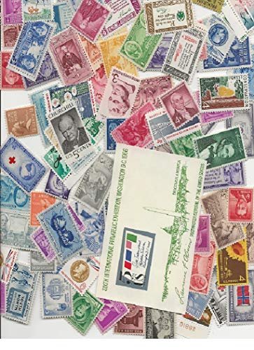 This is a nice collection of at least 50 mint, never-hinged United States stamps, all of which are at least 50 years old. Some will be from the 1930s, such as 1936 Army-Navy and 1938 Presidential set. Some will be from the 1940s, including Famous Americans and Overrun Nations. Also included is a souvenir sheet. Stamps are in great collectible condition, but also can be used for postage if desired.