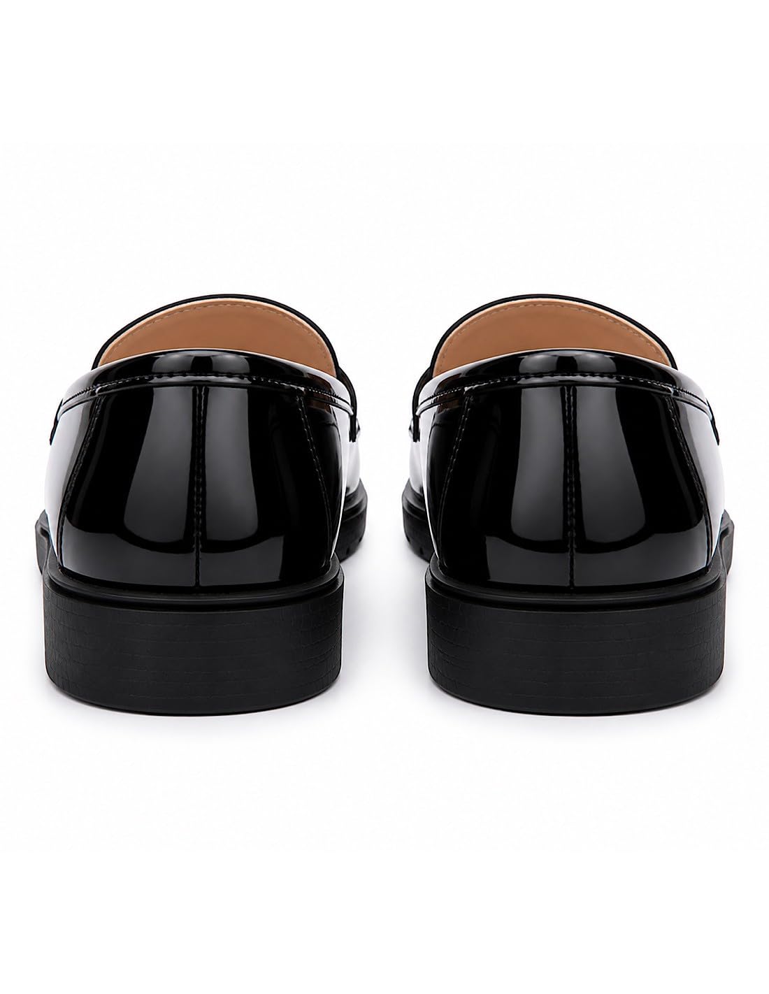 Mocassins Vernis Femme Semelle compensée Confort intérieur Cuir & Pampille