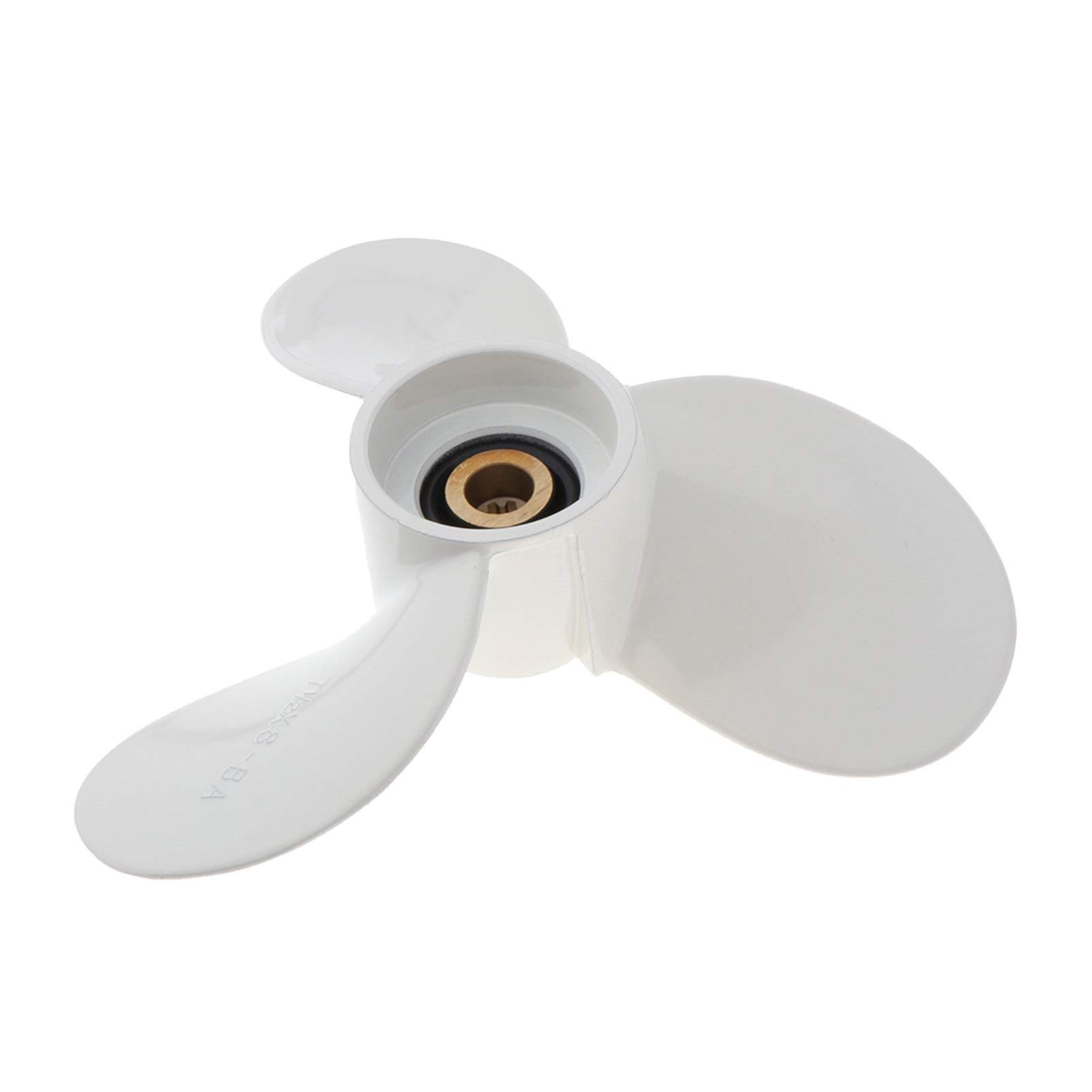 JPLZOM Marine Boat Vessel Propeller 4-5-6HP, for Yamaha, 7 1/2 X 8-BY Rustproof Outboard Propellers