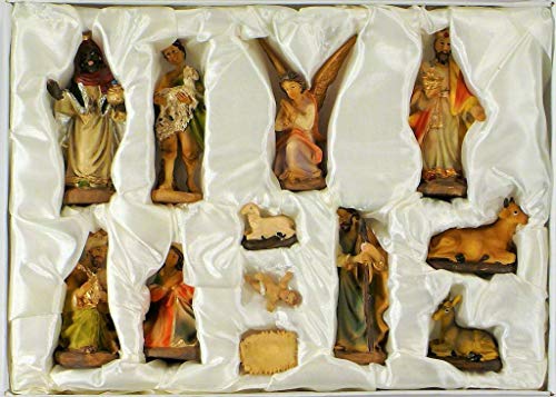 C BC 11 delige Kleine Kerststal: 9 cm