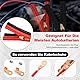 YUFFQOPC 2 Stück Krokodilklemmen,300A isolierte Batterieklemmen Krokodil Klemmen Autobatterie Batterieladezange Batterie Zange Klemmen Autobatterie Krokodilklemmen für Autobatterien Starthilfekabel
