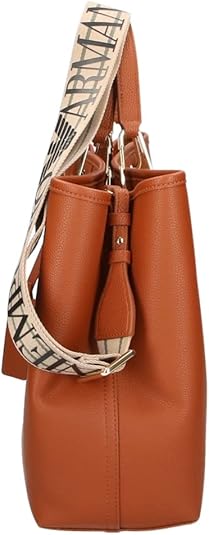 Amazon.com: Emporio Armani SHOPPER MY BAG LEATHER ECO DEER