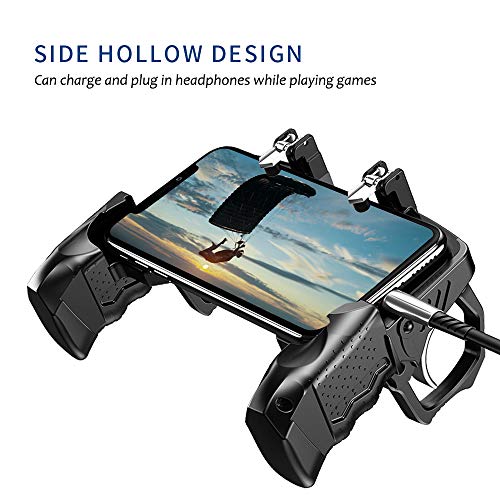 Controle de jogo móvel Newseego, controle de telefone com gatilho L1R1 para controle sensível ao ati