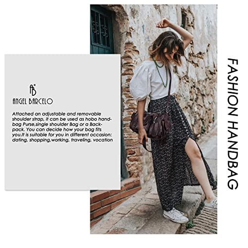 Image of Angel Barcelo Hobo Bag for Women Crossbody Purse and Handbags Shoulder Bags