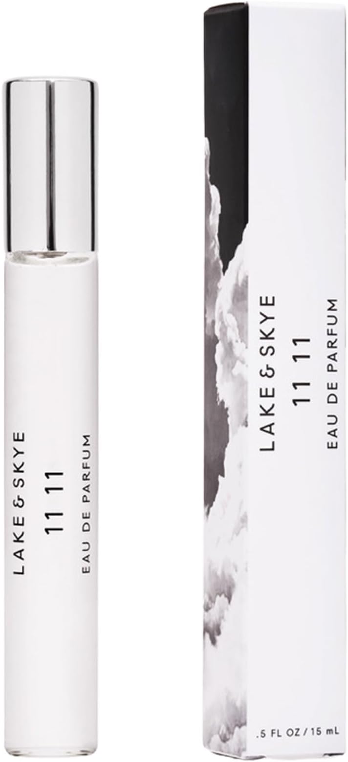 11 11 Eau de Parfum Travel Spray, Clean Skin Musk & White Amber Unisex Fragrance with Ozonic & Marine Notes, 0.5 fl oz (15 ml)