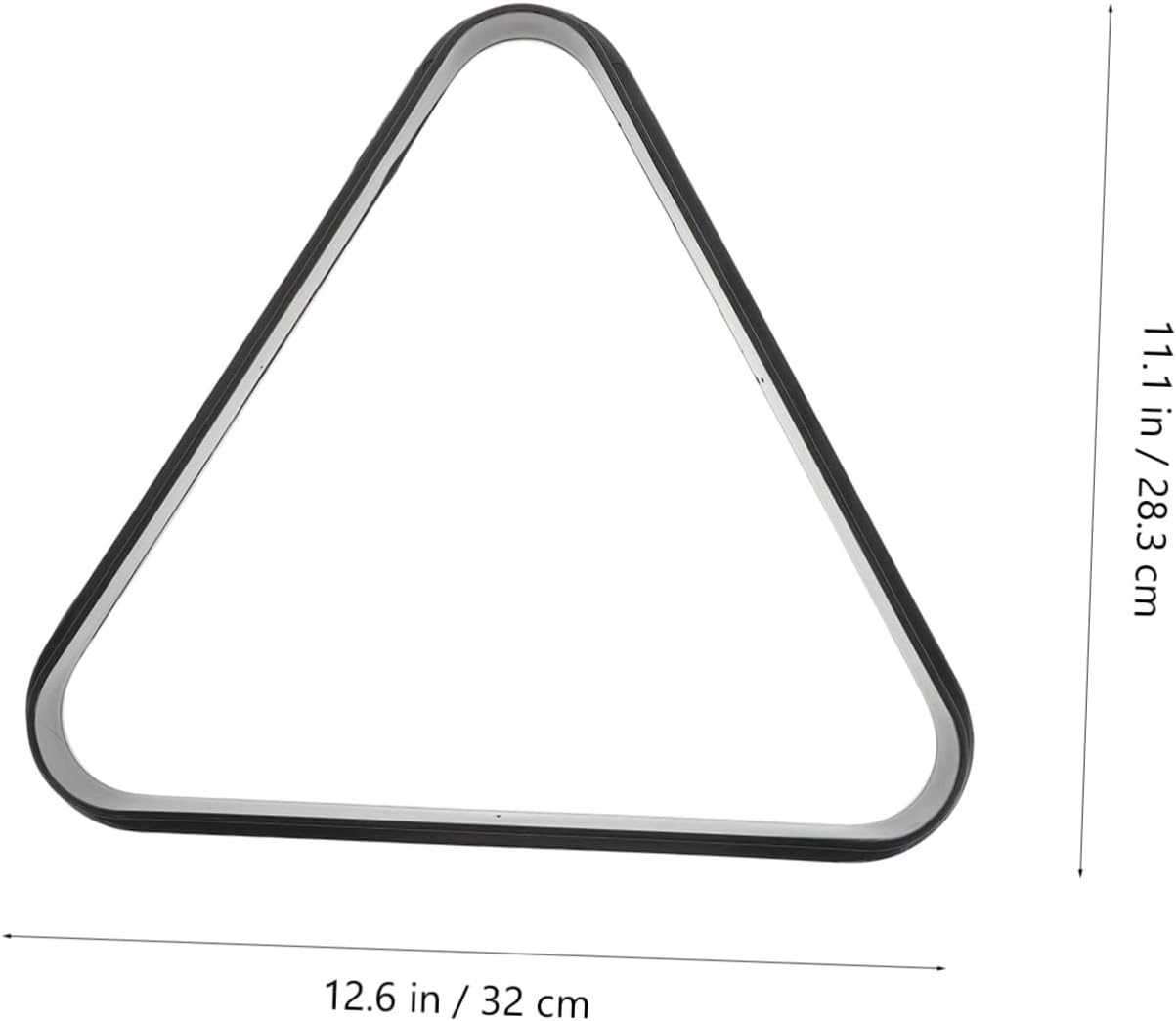 Mikikit 2sets Billiard Ball Display Rack Billiards Triangle Set Pool Rack Triangle Fine Finishing Surface for Snooker Club Decor 2pcs*2