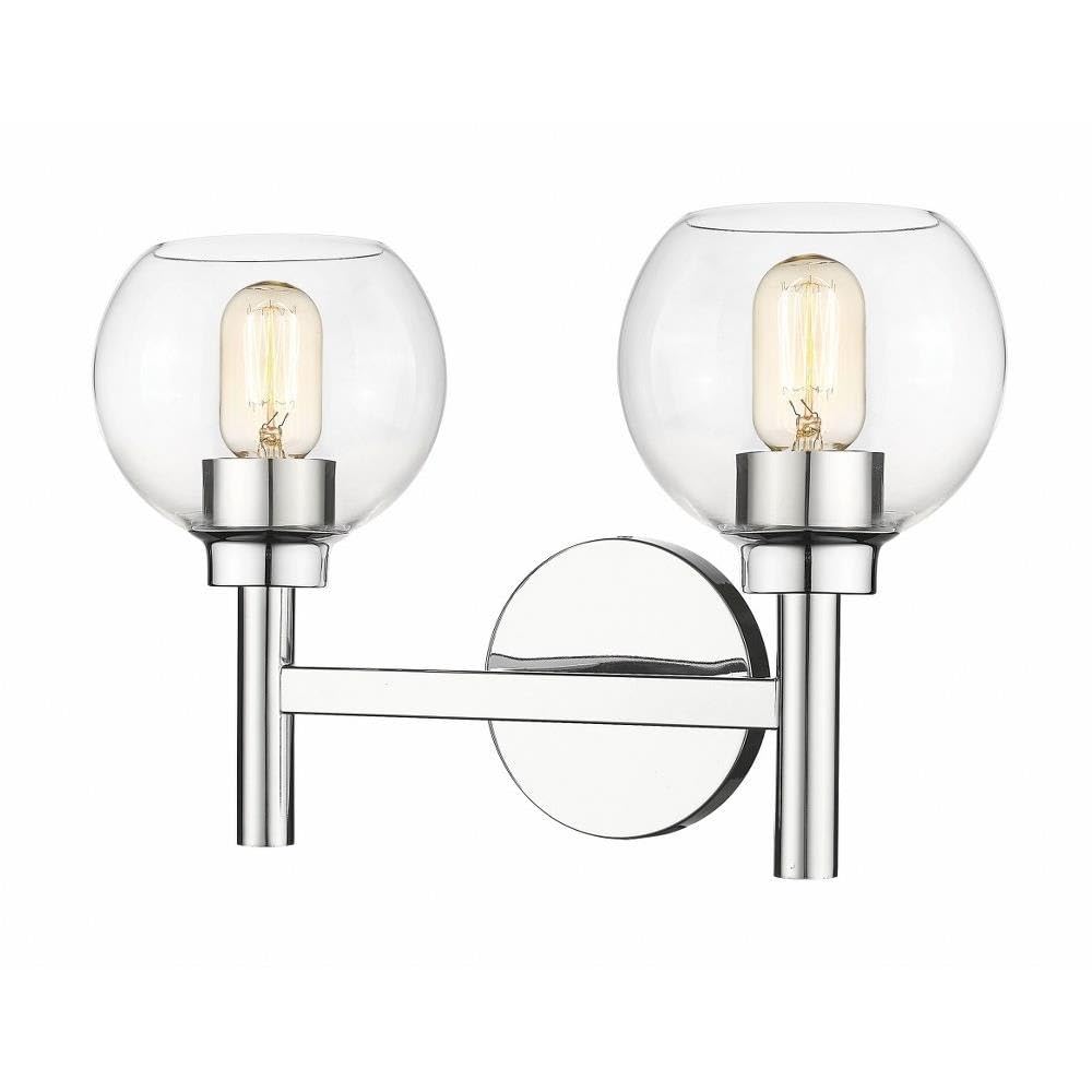 Z-Lite 7502-2V-CH Sutton Vanity, 2-Light 200 Total Watts, Chrome