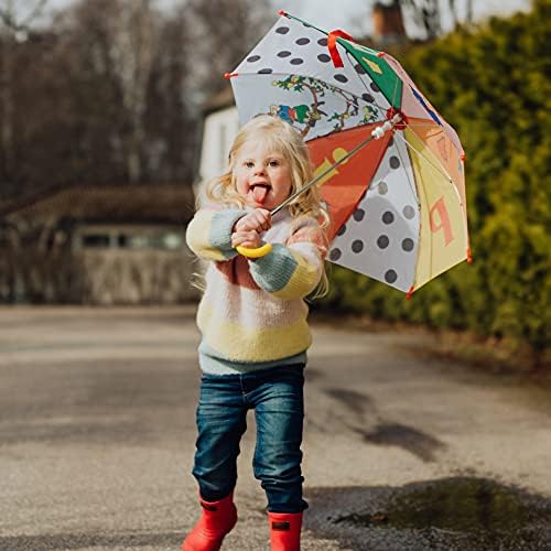 Pippi Langstrumpf Parasol dla dzieci kolorowy parasol przeciwsłoneczny do wózka dziecięcego parasol dziecięcy i parasol dla dzieci dla dziewcząt i chłopców parasol na kiju i mini parasol