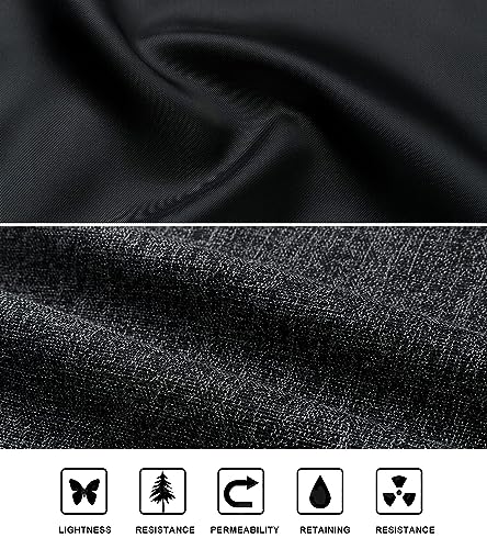 HISDERN Gilet da Uomo Grigio Scuro Elegante