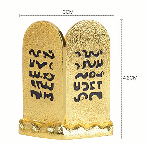 Brtagg Ark Of The Covenant - Contents - Aaron Rod/Manna Vessel & Tablets Gifts Jewish Necklace (1.4 Inch) #TOP4