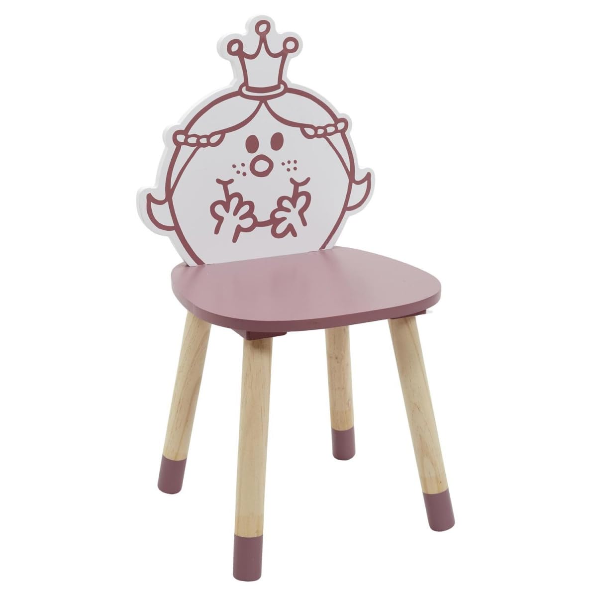Paris Prix Chaise Enfant Madame Princesse 57cm Rose