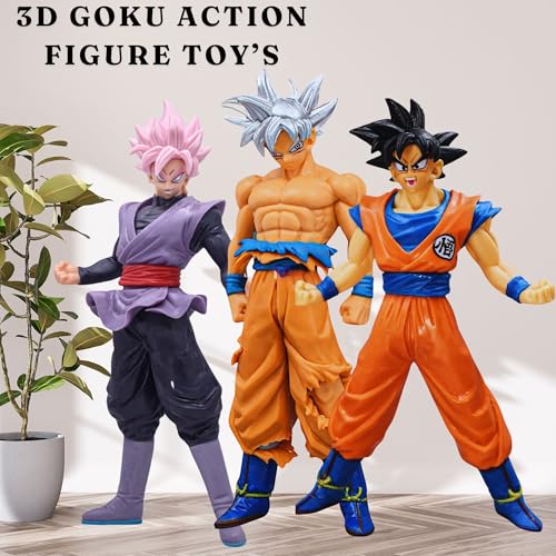 Image of Mallexo DBZ Action Figures Set 6PCs Dragn Bal Z Toys for Kids Animee Toy Set of Size 18CM for Car Dashboard, Decoration, Cake, Office Desk & Study Table Multicolor (6PCs B)