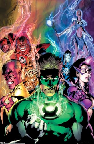 Trends International DC Comics The Green Lantern - Blackest Night Wall Poster, 19L x 13W, Premium Unframed Version