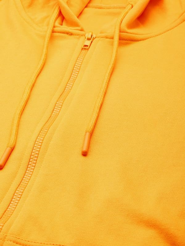 Image of LAZYCHUNKS Regular Fit Men's Solid Fleece Hoodie | Warm Hooded Sweatshirt for Men with Pocket | Casual Winter Wear | Full Sleeve Comfortable Hoodie