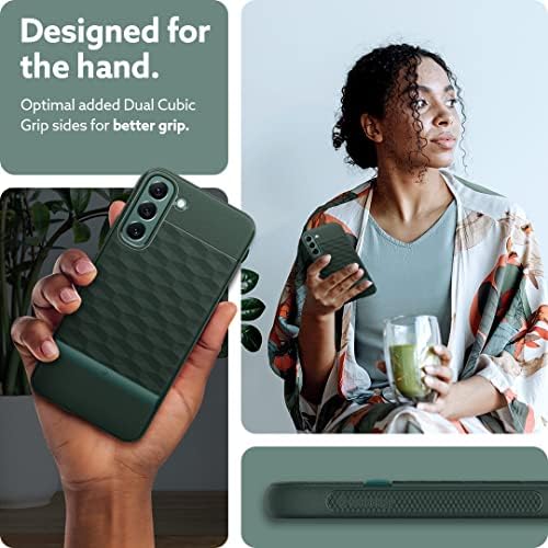 Caseology Parallax Case Compatible with Samsung Galaxy S22 Plus 5G - Midnight Green