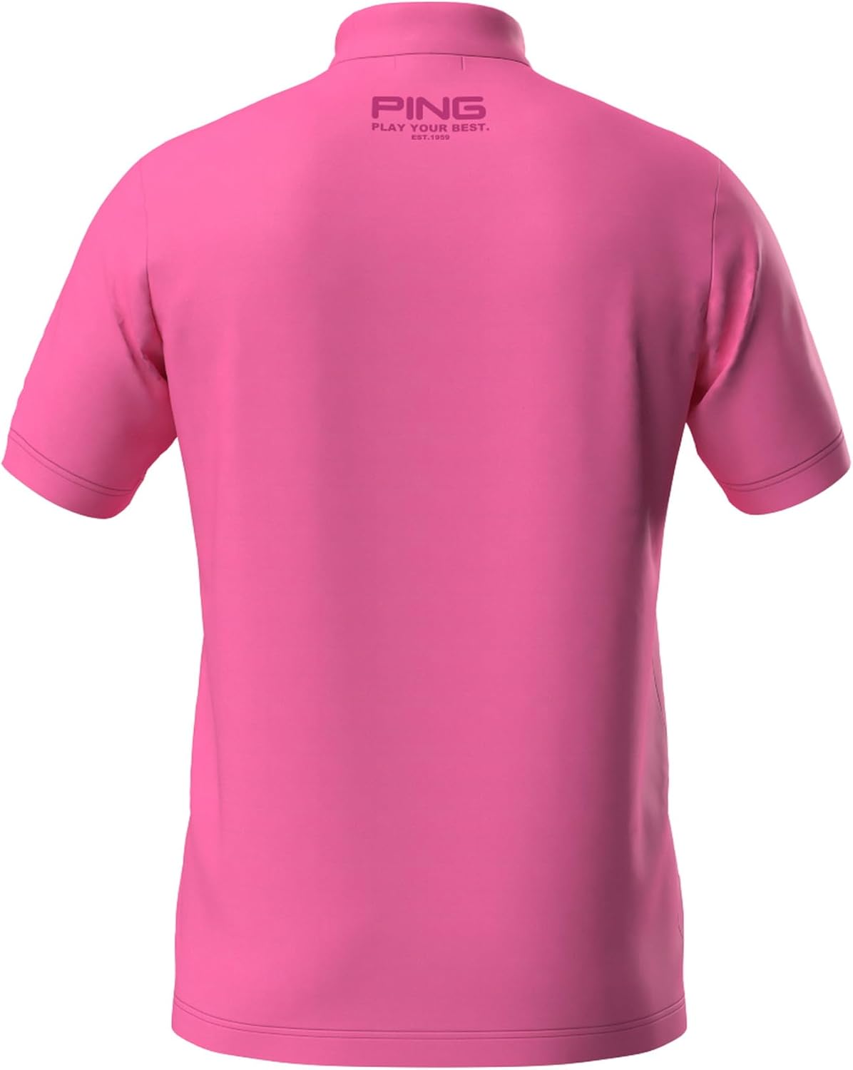 [ピン アパレル] 半袖 ハイネックシャツ (吸水速乾性・UVカット) / メンズ / 621-6167301