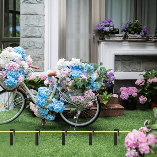 150 stuks haringen voor robotmaaiers, haringen voor bevestiging van omtrekdraad en grondhaken voor een veilige bevestiging van de begrenzingsdraad - Afbeelding 3