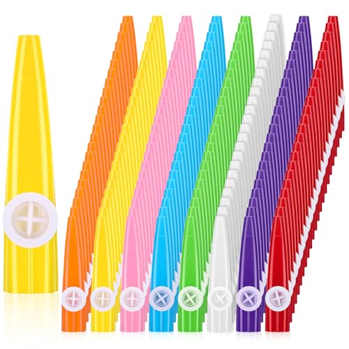 Kazoos en plastique en vrac Treela par lot de 304 pièces pour enfants et adultes