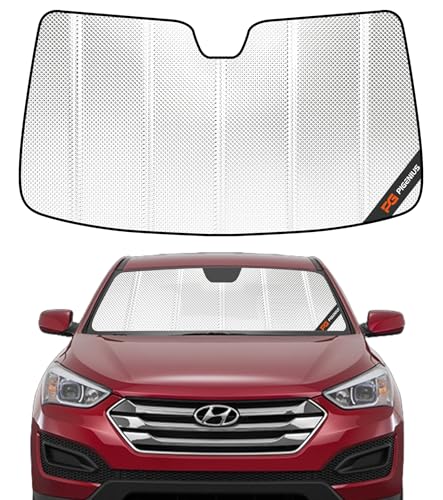 Pigenius Windshield Sun Shade for Hyundai Santa Fe 2019-2023. Reflective Aluminum Film Front Window...