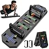 LALAHIGH Portable Home gym system, All-in-One Fitness Equipment with Push-Up Board, With Anti-Slip Design and ABS Material, Stable and Portable Home Gym Kit