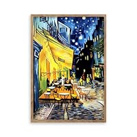 Amazon.co.jp: 阪画屋 ゴッホ 「夜のカフェテラス」風 アート