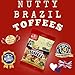 Walkers Nonsuch Nutty Brazil Toffees Bag 5.29 Oz (150g) – British Candy with Brazil Nuts, Individually Wrapped Butter Toffee Candy, English Toffee Sweets & Gourmet Food Gifts from UK