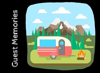 Guest Book for Camper, RV, Cabin, Cottage, Trailer Park, Tiny Home, Vacation Rental