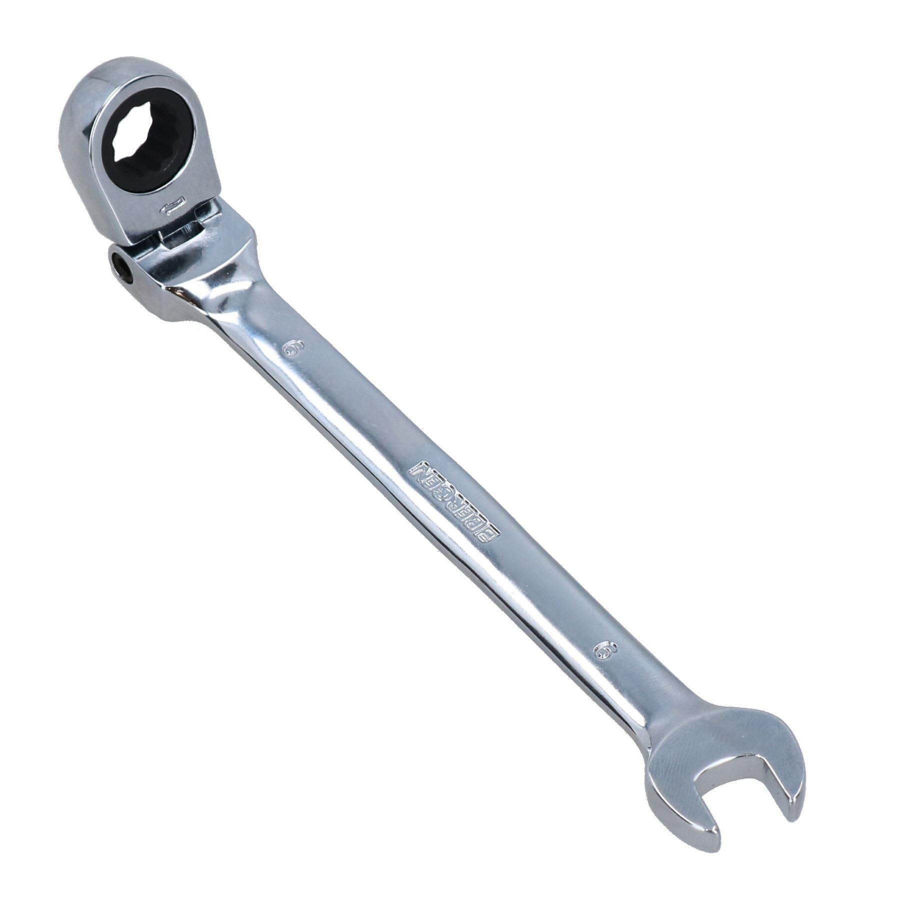AB Tools 9mm Metric Flexi Head Ratchet Combination Spanner Wrench 72 Teeth