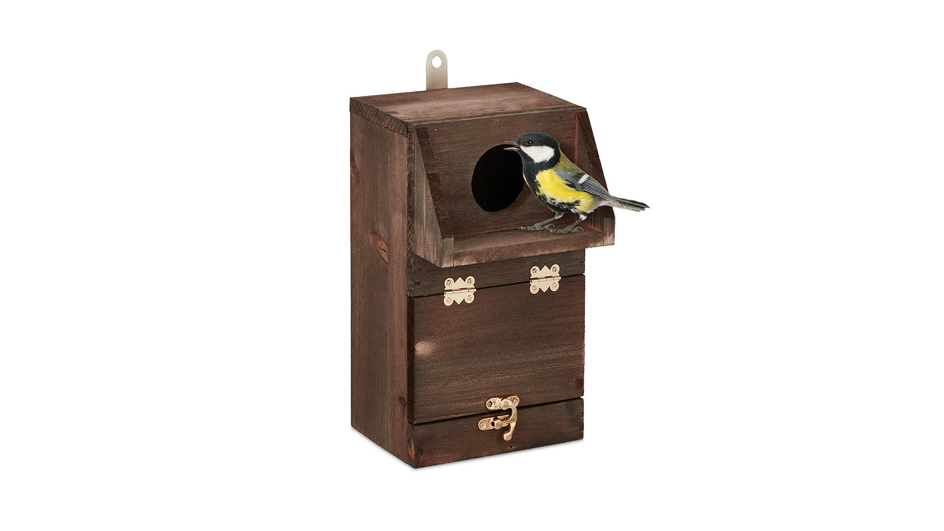 Casetta Per Uccelli Relaxdays - In Legno Di Abete, 24.5x14x14cm, Foro 5cm | Per Cinciallegre E Codirosso - Foto 13