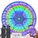 Complete 65.6 Foot Music Color Chasing LED Strip Light Kit, 24V 20 Meters Waterproof Flexible Addressable RGB LED Tape Light Works With SP107E Support iOS Android, For Home Decorations