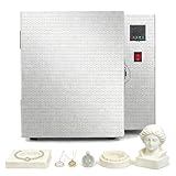 Forno Elettrico per Ceramica a Casa, Controllore Digitale PID con Precisione di ±1°C, Mini Forno per Gioielli, Argilla Metallica, Ceramiche, Fusione dello Smalto, Lavoretti Fai-da-Te (15x15x20cm)