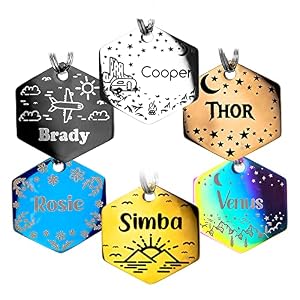 Personalized Dog Tag with 5 Lines...