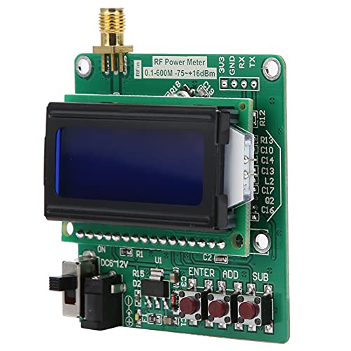 Medidor de potencia RF -60 a -5 dBm con módulo de pantalla digital compacto de ABS 3