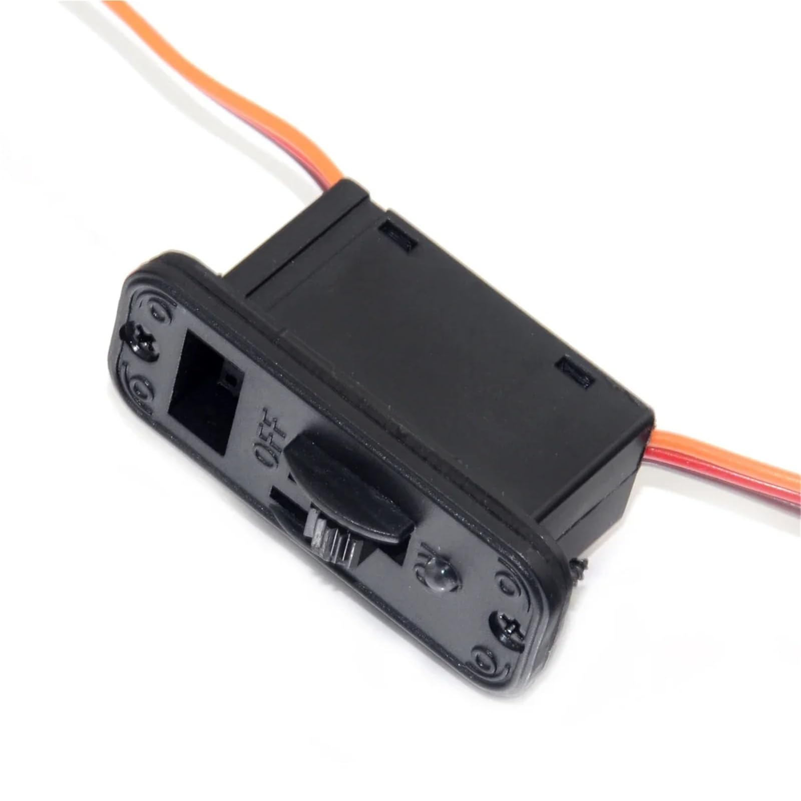 Piezas Mejora RC Receptor De 6-12 V Y 12 A Conectores Interruptor para Coches RC, Alta Resistencia con Indicador Luminoso JR Encendido/Apagado Piezas Repuesto