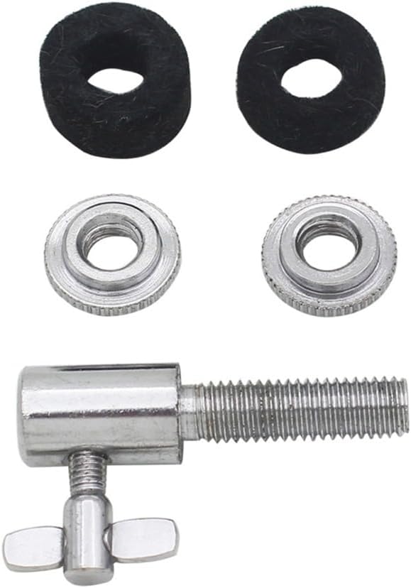 Hi-Hat Clutch,Durable Steel with 6mm Hole - Drum Accessory,Secure Locking Mechanism,for Standard Hi Hat Cymbal Stand