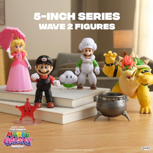Figurine de la princesse Peach avec accessoires (ombrelle ouverte & fermée) – vue 7