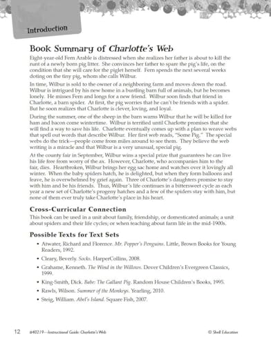 Image of Charlotte's Web: An Instructional Guide for Literature - Novel Study Guide for Elementary School Literature with Close Reading and Writing Activities (Great Works Classroom Resource)