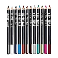 12 Farben Kajal Set - bunt wasserfest Kajalstifte für weiche Übergänge, Eye Pencil Liner Augen Make-up von „Linble“