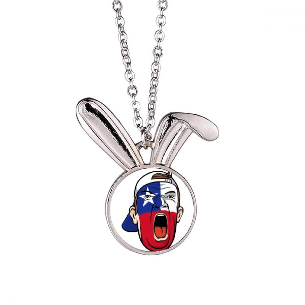 Collier Chili et maquillage visage pour supporter sans irritation