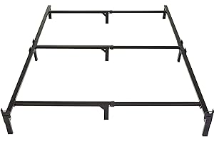 Simple Bed Frame: Amazon Basics 9-Leg Metal Frame for Durability