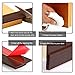 MAGZO Under Door Weather Seal, 2 Inch Width X 39 Inch Length Weather Stripping Under Door Draft Stopper Door Seal Insulation Door Sweeps for Both Interior and Exterior Doors Bottom(Brown)