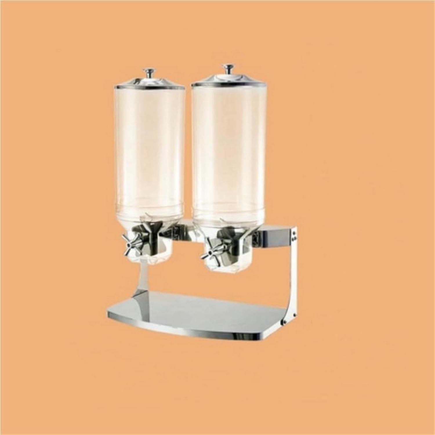 Stainless Steel Oatmeal Dispenser, Grain Bucket with Silicone Rubber Roller, Grain Separator for Kitchen, Pantry and Hotel