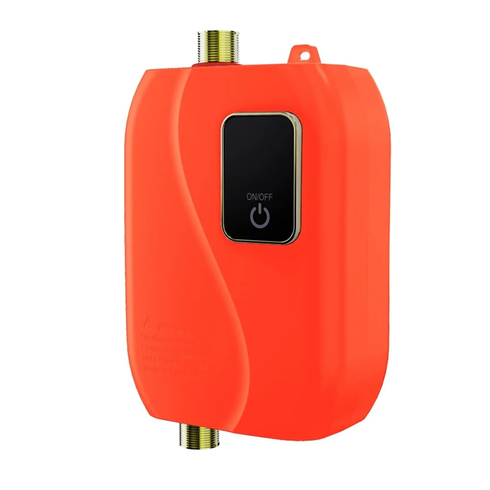 Scaldabagno Elettrico Istantaneo, Scaldabagno Elettrico Senza Serbatoio Bagno Cucina Scaldabagno Istantaneo Con Display A LED Doccia Riscaldamento Rapido 'acqua per RV Cucina Bagno(Oranje)