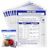 12 Pcs Zipper Steam Bags Reusable Microwave Steamer Cooking Bags Frozen Food Microwave Steam Bag for Vegetables Potatoes Meat, 7.1 X 7.9 Inches (12)