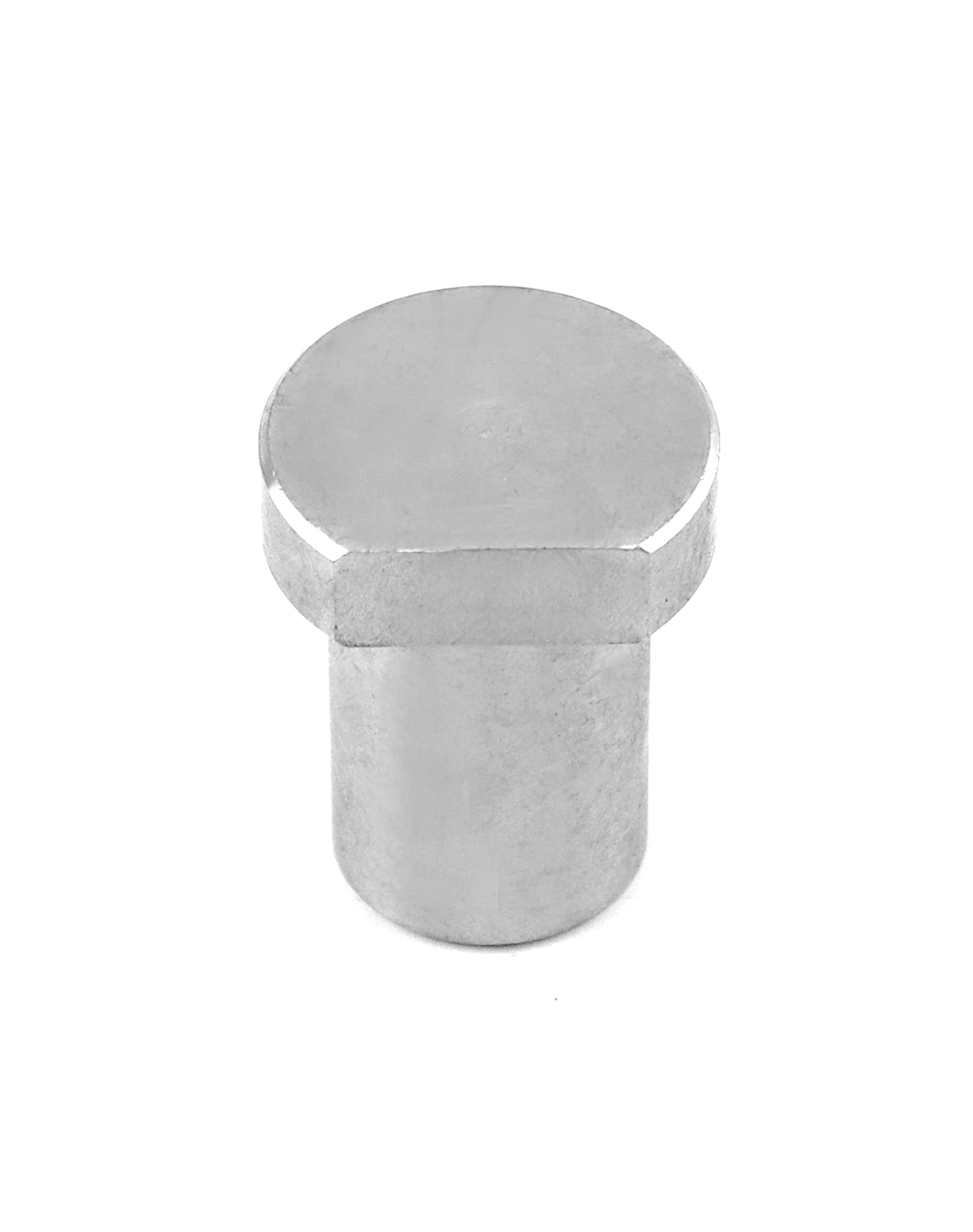 QWORK® 4-częściowe ograniczniki ławki ze stali nierdzewnej Bench Dogs do mocowania i obróbki przedmiotów, do wszystkich stołów warsztatowych z otworami 20 mm