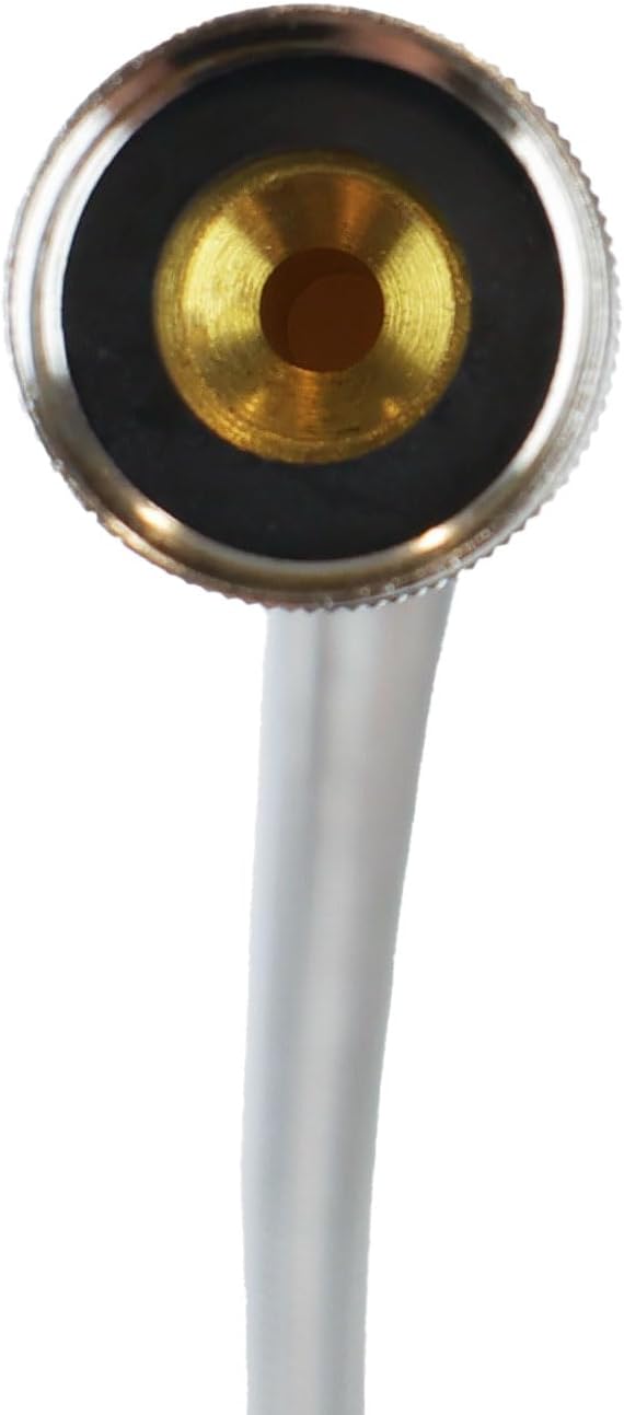 Neo-Pure 30" or 60" Braided SS Washing Machine Hose, 3/4" FHT x FHT, 90° Elbow, Nickel-Plated Brass Nuts, Hot & Cold Water Supply Line (30" (3/4 x 3/4))
