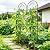 2 Pack 86.7" H x 19.7" W Metal Garden Trellis for Climbing Plants Outdoor, Black Lattice Panel, Sturdy Plant Support for Roses, Vines, Cucumbers & Vegetables