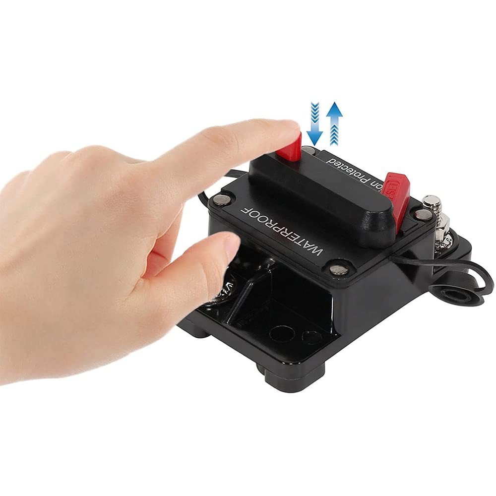 Interruttore Automatico Portafusibile Impermeabile DC12V-24V 50A-300A Con Ripristino Manuale Protezione Da Sovraccarico Sovratensione E Sovracorrente Per Auto Audio Stereo E Video Versione Aggiorn 85582134